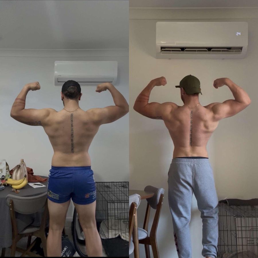 Callum before and after transformation