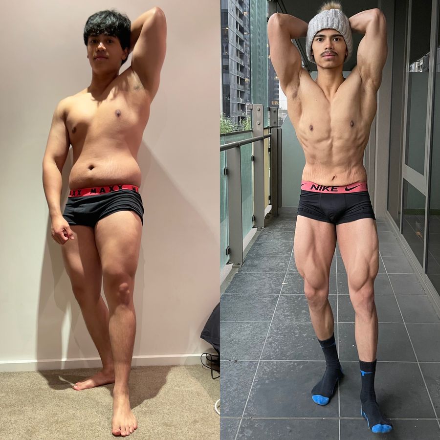 Daniel before and after transformation