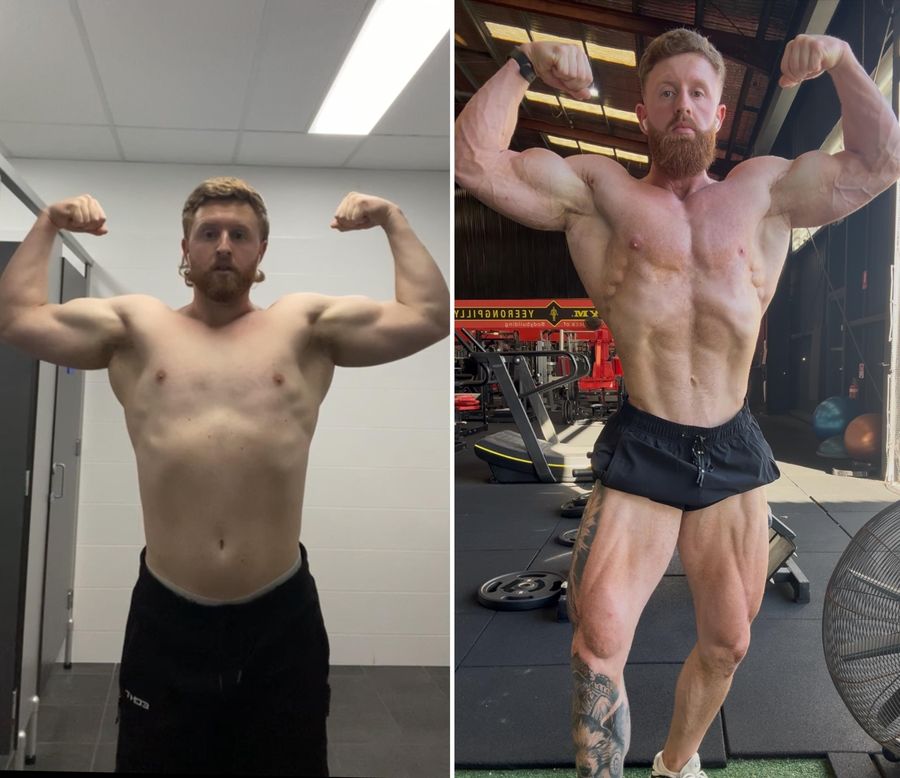 Marcus before and after transformation